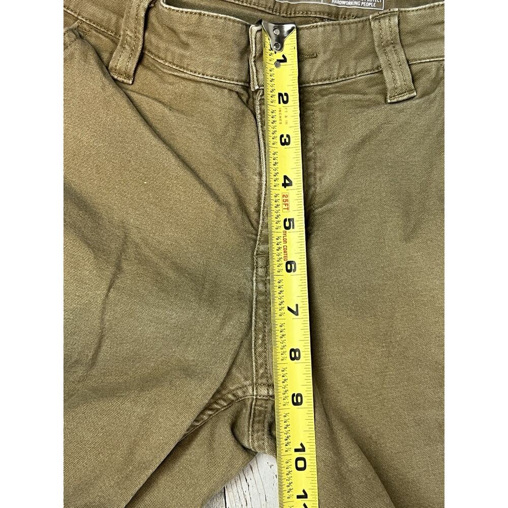 Carhartt 102080 Womens Loose Fit Canvas Carpenter Pants Beige Rugged 4 Short - Picture 10 of 11